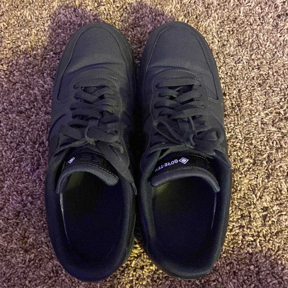 Mens Black nike Air Force 1’s